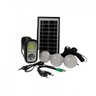 Kit Placa Solar com 3 Lâmpadas e Carregador de Celular Um Fecho de Luz Ecosoli - 1