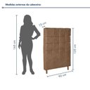 Ver imagem 3 de Cabeceira Estofada Solteiro 90cm Munique