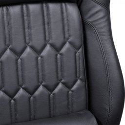 Cadeira Gamer Mad Racer V16 Preta em Couro Legitimo Edicao Limitada Numerada - 11