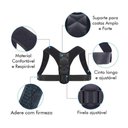 Ver imagem 3 de Colete Corretor Postural Sml Suporte Ajustável - Unissex Cor:preto