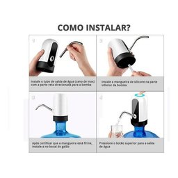 Bomba De Água Elétrica Usb P/ Filtro Bebedouro Garrafas - 5