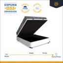 Ver imagem 3 de Cama Box com Baú Casal + Colchão Ortopédico D33 Ortobom Iso 100 138x188x60cm