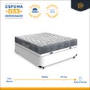Ver imagem 2 de Cama Box com Baú Casal + Colchão Ortopédico D33 Ortobom Iso 100 138x188x60cm