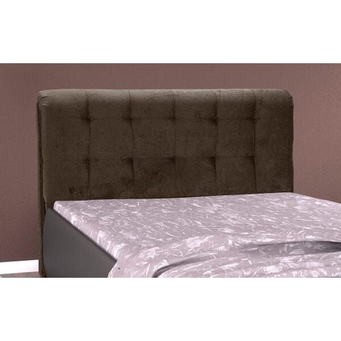 Cabeceira Lírio 1,60 Tecido Suede Amassado Cor 506 (marrom)