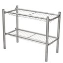 Ver imagem 2 de Escorredor Inox 2 Planos 75,5x35x60cm para 56 Pratos Frn56 Frigopro