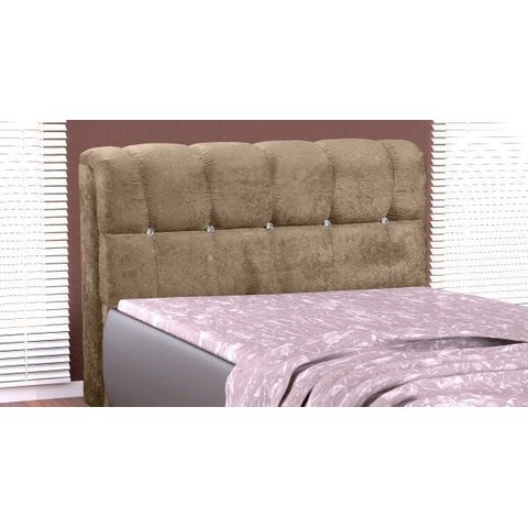 Cabeceira Diamante 1,60 Tecido Suede Amassado Cor 507 (bege)
