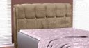Ver imagem 1 de Cabeceira Diamante 1,60 Tecido Suede Amassado Cor 507 (bege)