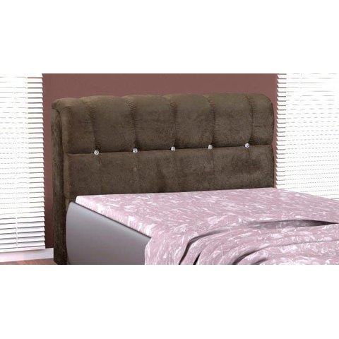 Cabeceira Diamante 1,60 Tecido Suede Amassado Cor 506 (marrom)