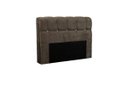 Ver imagem 2 de Cabeceira Diamante 1,60 Tecido Suede Amassado Cor 506 (marrom)