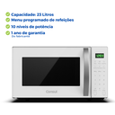 Ver imagem 5 de Microondas 23L Menu Digital Funcao Marmita Descongelar Limpeza Branco 110V Consul
