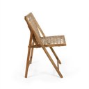 Ver imagem 2 de Cadeira em Madeira Maciça com Corda Náutica Cor Mel Preebel