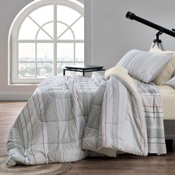 Edredom Queen Altenburg Shell Stripe Malha 100% Algodão - 2 Edredom Queen Altenburg Shell Stripe Malha 100% Algodão - 2