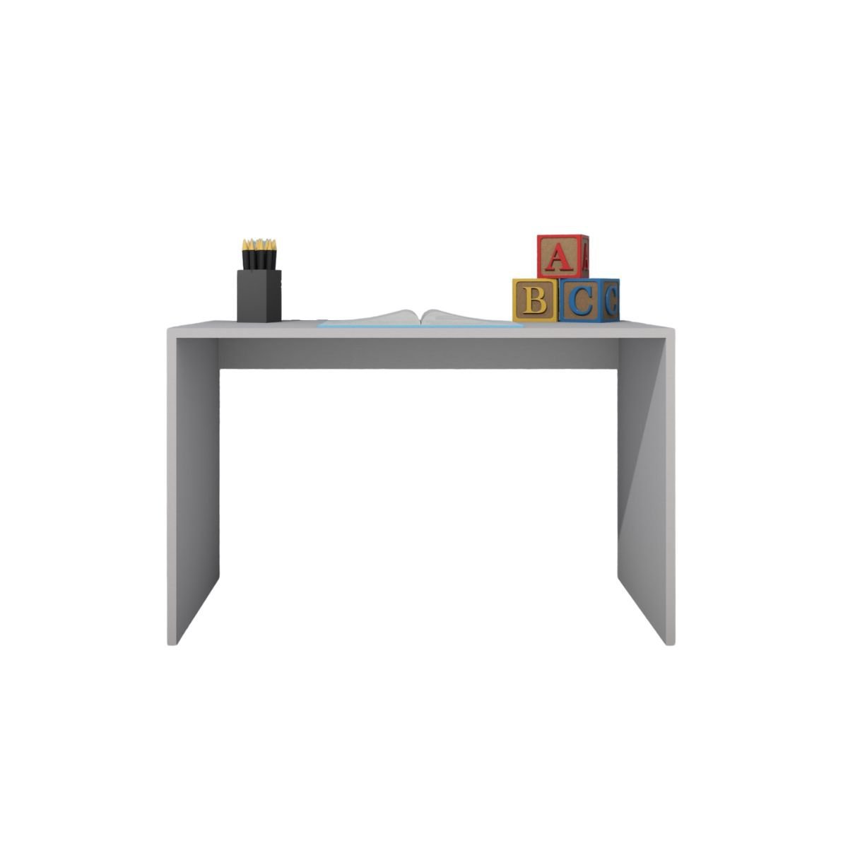 Mesa Montessoriana de Atividades Infantil 100% Mdf Plancasa:cinza Cristal - 2