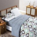 Ver imagem 2 de Edredom King Size Kristen 100% Algodao Dupla Face Estampa Exclusiva Luxo:cinza