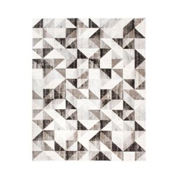 Tapete Condor Des.05 Cinza e Grafite 0,50x1,00M - Edx Tapetes - 1
