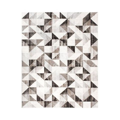 Tapete Condor Des.05 Cinza e Grafite 0,50x1,00M - Edx Tapetes