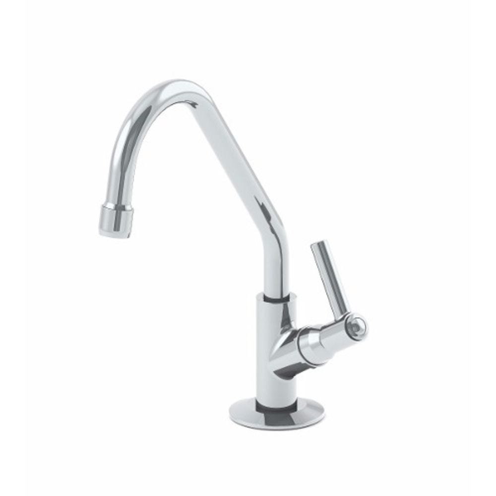 Torneira Para Cozinha 1169 Metal Cromado C-70 Bica Móvel Bancada Com Sistema 1/4 De Volta Lp - 1