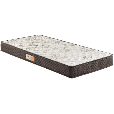 Colchão Solteiro Ecoflex Ecoline D23 78x188x14cm com Tecido Bordado em Malha
