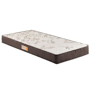 Colchão Solteiro Ecoflex Ecoline D23 88x188x14cm com Tecido Bordado em Malha