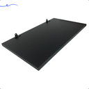 Ver imagem 2 de 1 Prateleira Preta 50X30 Com Suporte Flutuante Mdf Organizadora Decoração Cozinha Quarto Banheiro