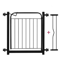 Grade Portão Portãozinho Proteção Pet 69 a 84 Cm Preto com Prolongador Incluso D - 1
