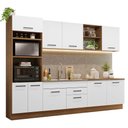 Ver imagem 3 de Armário de Cozinha Completa 310cm Rustic/Branco Agata Madesa 02