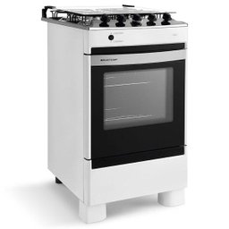 Fogão de Piso Brastemp Clean 4 Bocas com Acendimento Automático Bfo4 - 1