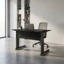 Ver imagem 1 de Mesa de Escritório com Pés de Ferro 120x60cm Studio Preto