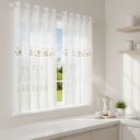 Ver imagem 3 de Cortina Pia Vitro Stilo Renda Cozinha 1,60x0,80 Alt:Xicaras