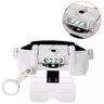 Lupa Cabeça 6 Lentes 3 Leds Recarregável Estética Leitura Eletrônica GT942 - 3