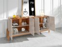 Ver imagem 7 de Jogo Buffet 1.9m e Bar Orleans Off White Cedro