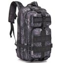 Ver imagem 1 de Mochila Multiuso Escolar Militar  Cargueira 30 Litros Camping Pesca Preto Lorben