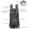 Mochila Multiuso Escolar Militar  Cargueira 30 Litros Camping Pesca Preto Lorben - 6