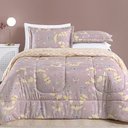 Ver imagem 3 de Coberdrom de Casal King Size Grosso Florença Quentinho Macio:lilas