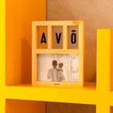 Ver imagem 4 de Porta Retrato Madeira Letreiro