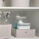 Ver imagem 4 de Kit 2 Cestos Organizadores Multiuso 12l Bege Flow 34x27x13cm ou Lavanderia Closet