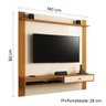 Painel Para TV Até 55 Polegadas 1,55m Condor Cedro /Off White - 5
