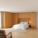 Ver imagem 1 de Guarda Roupa Planejado 15 Portas 2 Mesas de Cabeceira Samambaia CabeCasa MadeiraOriginals Carvalho