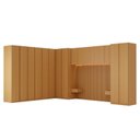 Ver imagem 2 de Guarda Roupa Planejado 15 Portas 2 Mesas de Cabeceira Samambaia CabeCasa MadeiraOriginals Carvalho