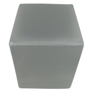 Puff Quadrado Cinza