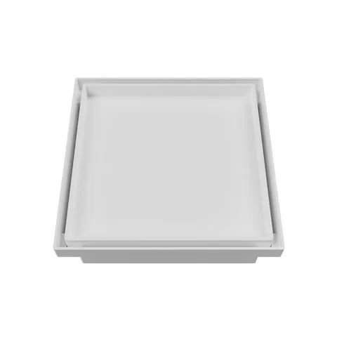 Ralo de Piso Oculto Quadrado 15x15cm Box Banheiro Astra