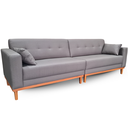 Ver imagem 2 de Sofá Gianni | Base de Madeira & Tecido Acquablock Impermeável | Bipartido | Medida 250cm | Cortiça