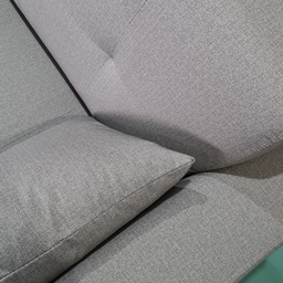 Sofá Gianni | Base de Madeira & Tecido Acquablock Impermeável | Bipartido | Medida 250cm | Cortiça - 4