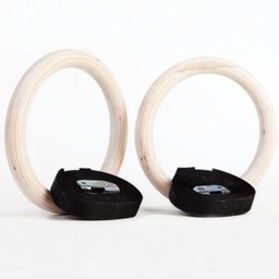 Kit Argolas de Suspensão Olímpicas Madeira para Crossfit e Ginástica GT792 Lorben - 3