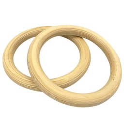 Kit Argolas de Suspensão Olímpicas Madeira para Crossfit e Ginástica GT792 Lorben - 5