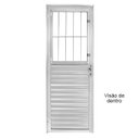 Ver imagem 2 de Porta de Alumínio Brilhante de Entrada Social Cmc Modular - Lado Direito - 2.10 (a) X 0.90 (l)