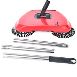 Vassoura Magica Com 3 Escovas Aspirador De Pó Cabo Alumínio GT571 - 4