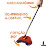 Vassoura Magica Com 3 Escovas Aspirador De Pó Cabo Alumínio GT571 - 3