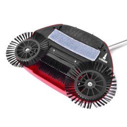 Vassoura Magica Com 3 Escovas Aspirador De Pó Cabo Alumínio GT571 - 6