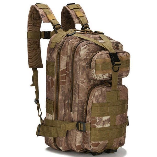 Mochila Multiuso Escolar Militar Tática Cargueira 30 Litros Camping Pesca Cáqui Lorben - 1